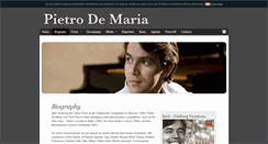 Desktop Screenshot of pietrodemaria.com